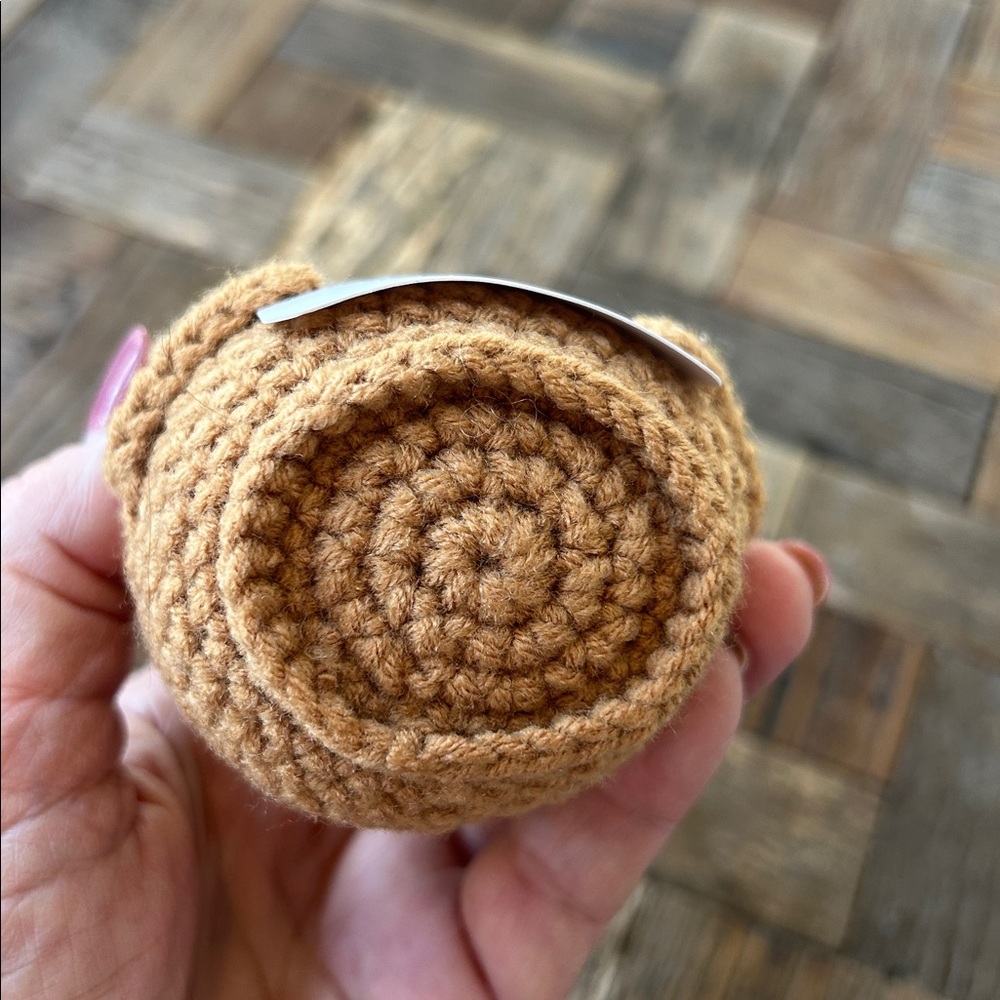 Crochet Sunflower Pot 6 1/2” High - Picture 5 of 6